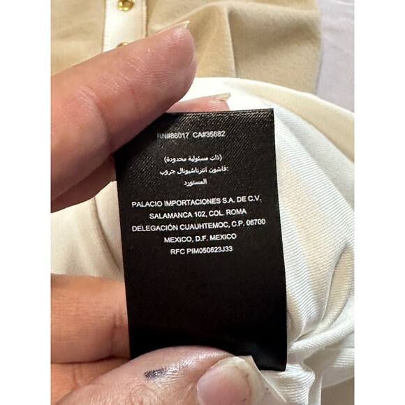 Bebe color block bandage dress in shades of beige and cream, size M - Picture 5 of 13